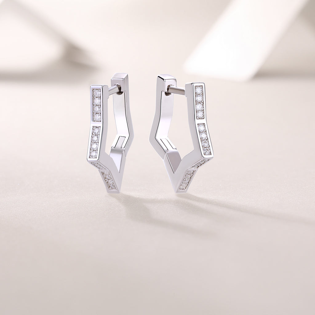 Exo-Star Dream Moissanite Stud Earrings S925