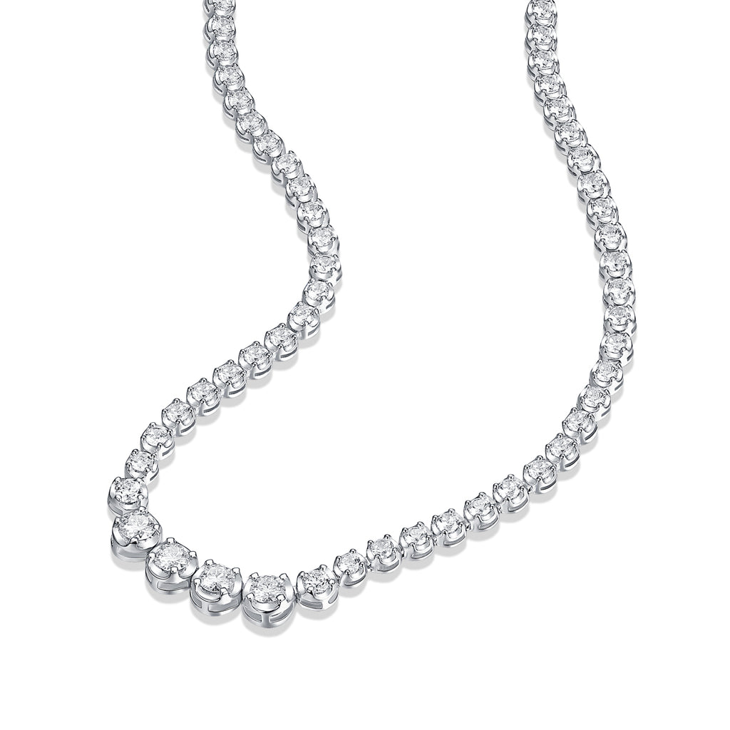 Spellbound Gaze Necklace - Moissanite S925 Silver