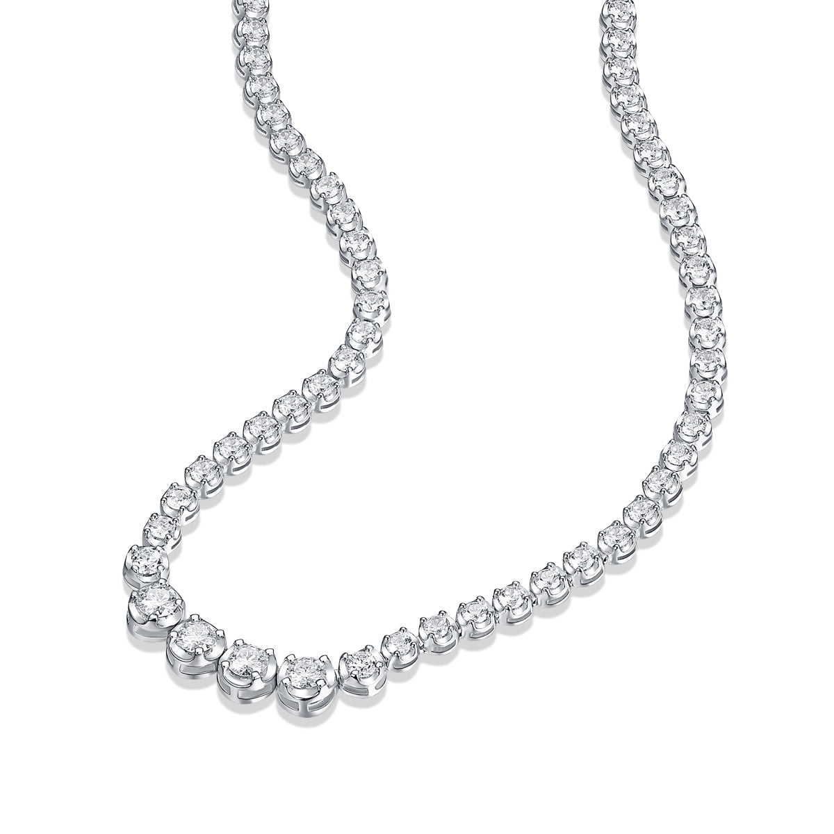 Spellbound Gaze Necklace - Moissanite S925 Silver