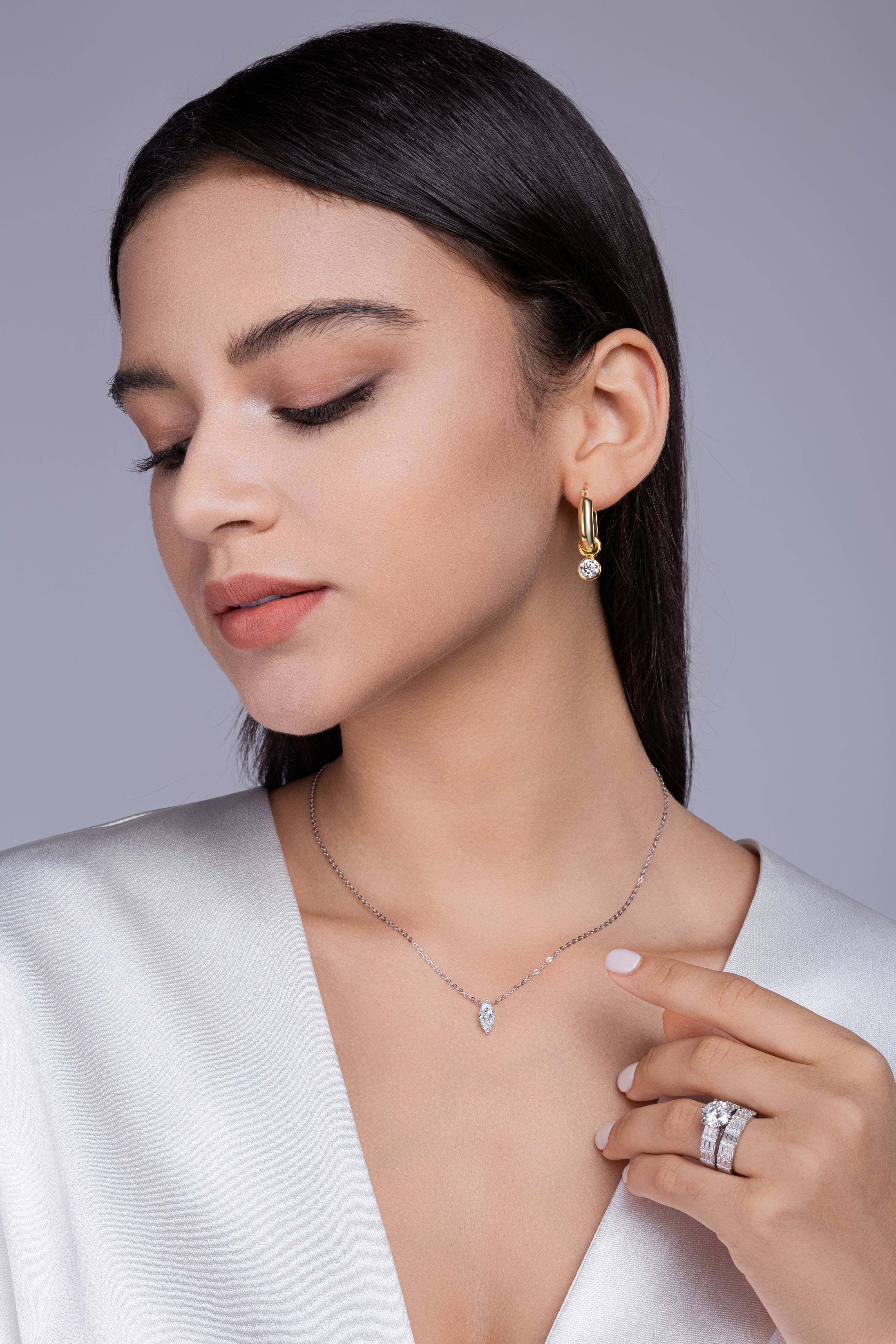 Silent Note Moissanite Necklace - S925