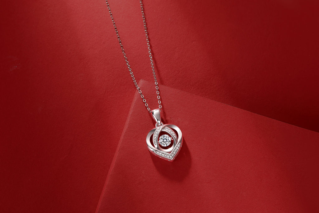 Pure Glimmer Moissanite Necklace - S925 Silver