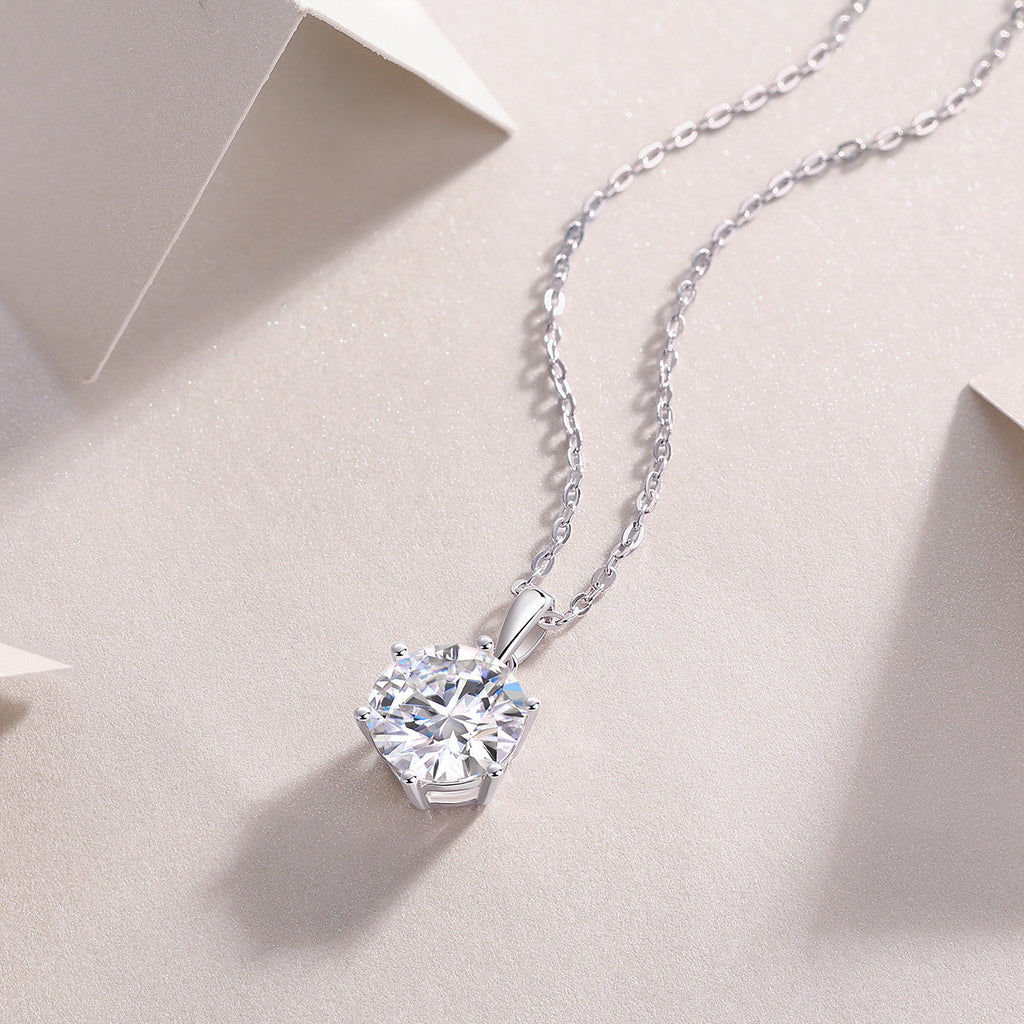 Breeze Dance Moissanite Necklace S925 Silver