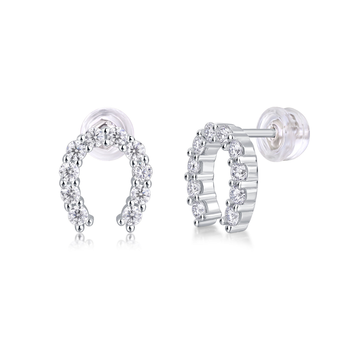 Genesis Moissanite Stud Earrings S925 Silver