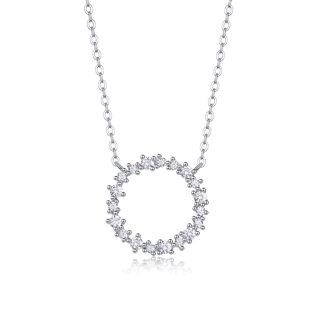 Bibo Moissanite Necklace - S925 Silver 40cm