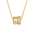 Macro Muse Moissanite Necklace Gold-Plated