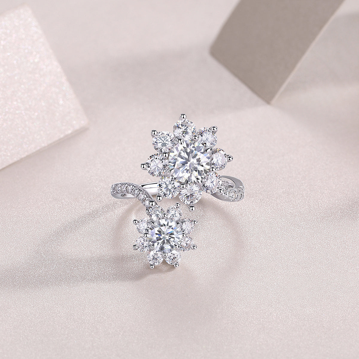 Star Nursery 1ct Moissanite Ring S925 Silver
