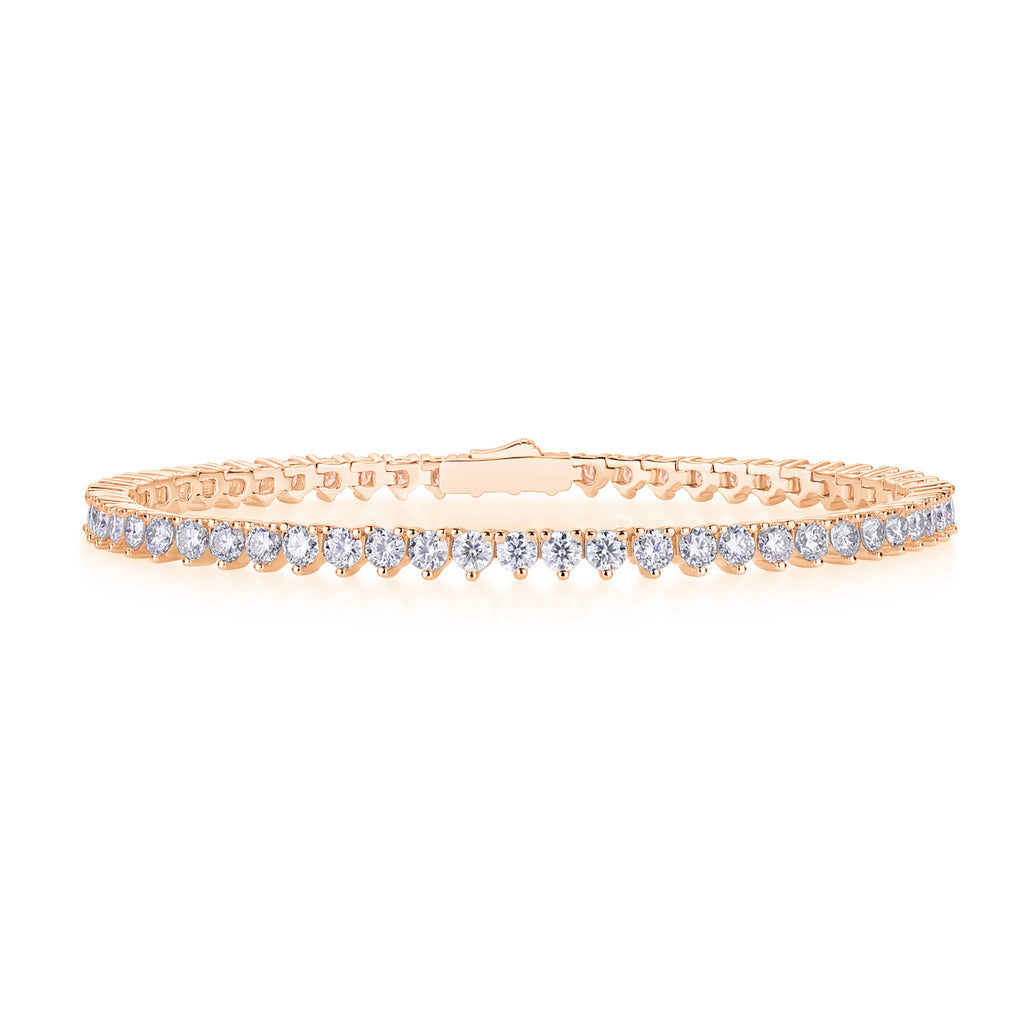 Nadir Point Moissanite Bracelet Silver