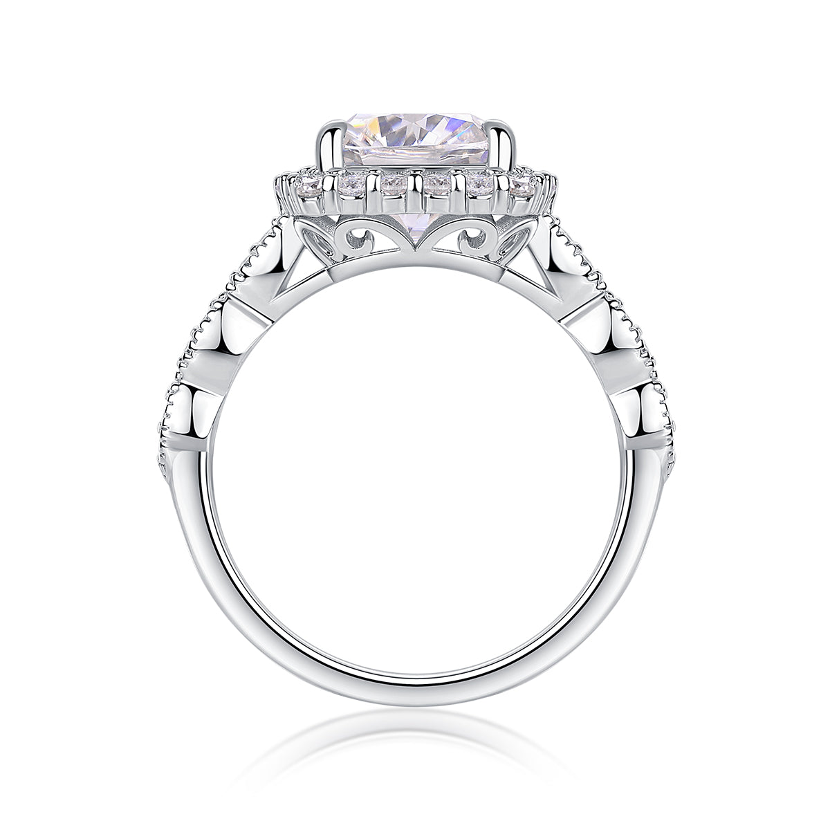 Rigel Blue Moissanite Ring S925 Silver