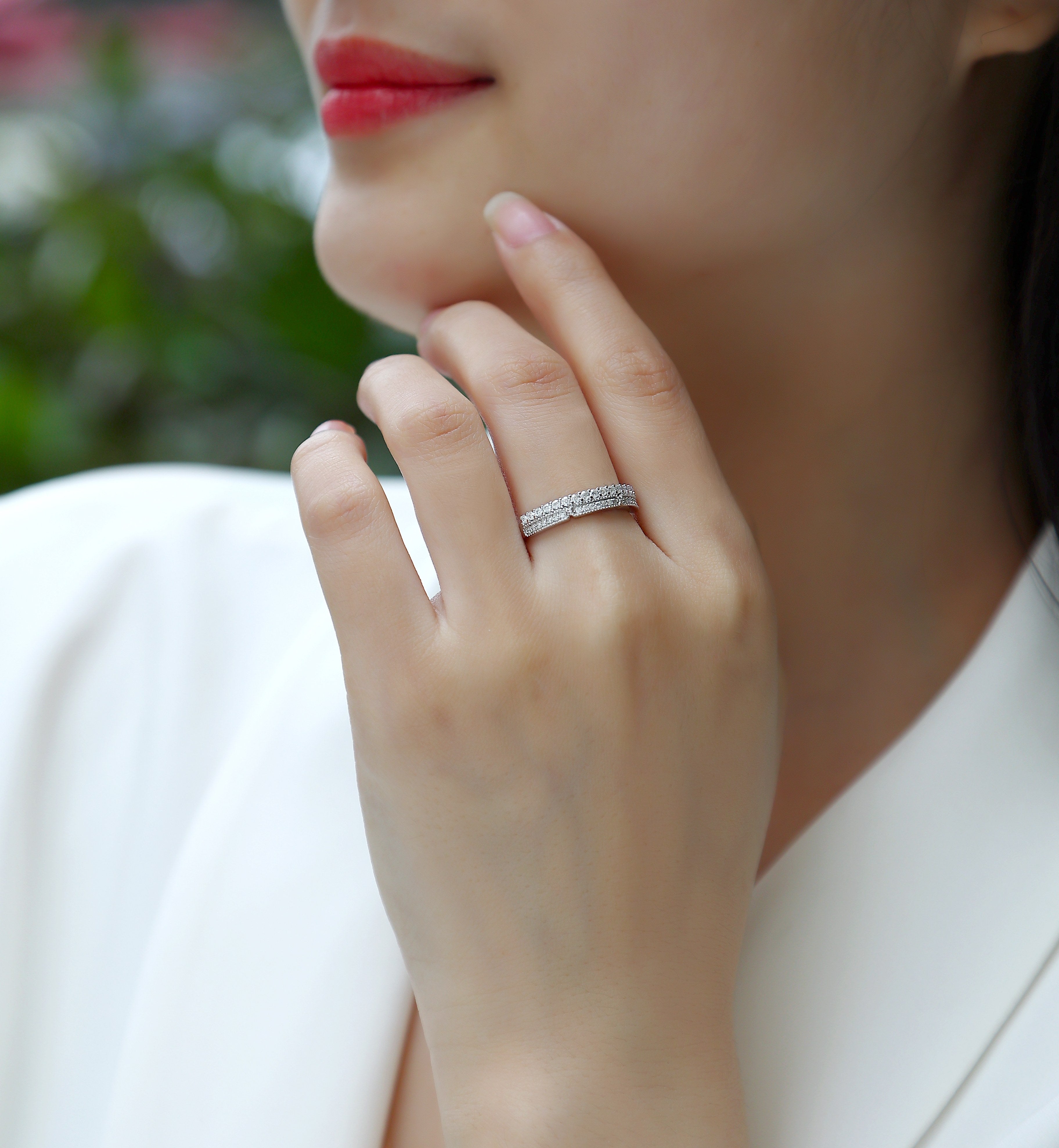 Secret Realm Moissanite Ring S925 Silver