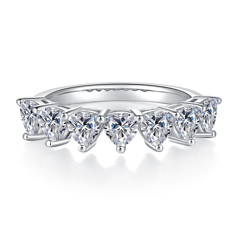Ecliptic Plane Ring Moissanite Platinum S925
