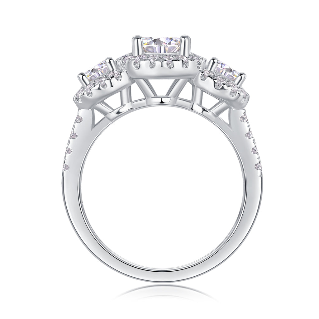 Perihelion Ring 1 Carat Moissanite S925 Silver