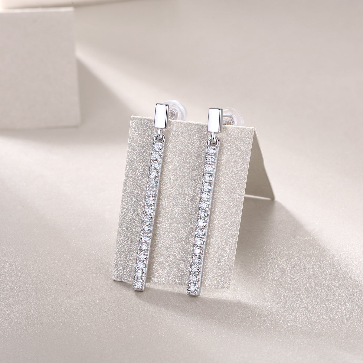 Stellar Moissanite Waterfall Earrings S925