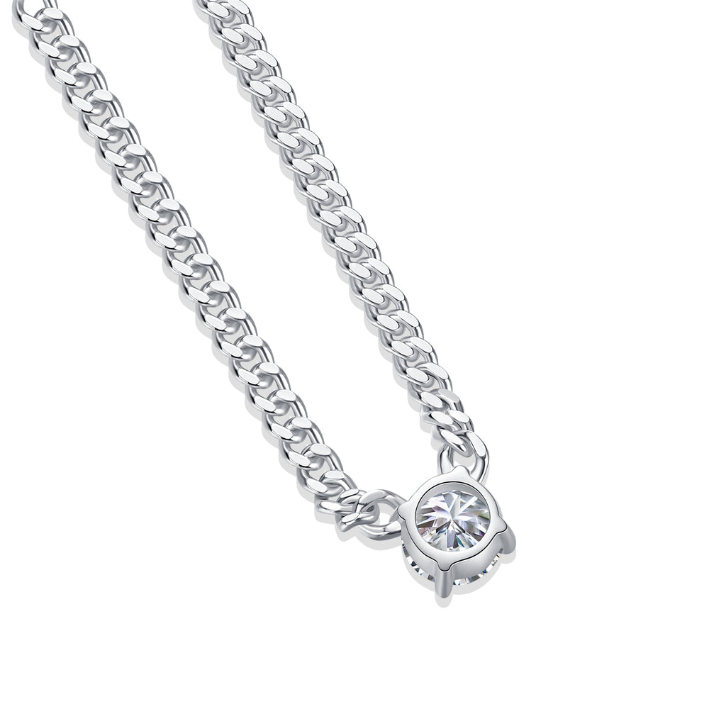 Mystic Essence Moissanite Necklace - 1 Carat S925
