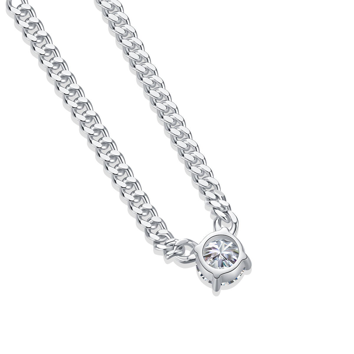 Mystic Essence Moissanite Necklace - 1 Carat S925