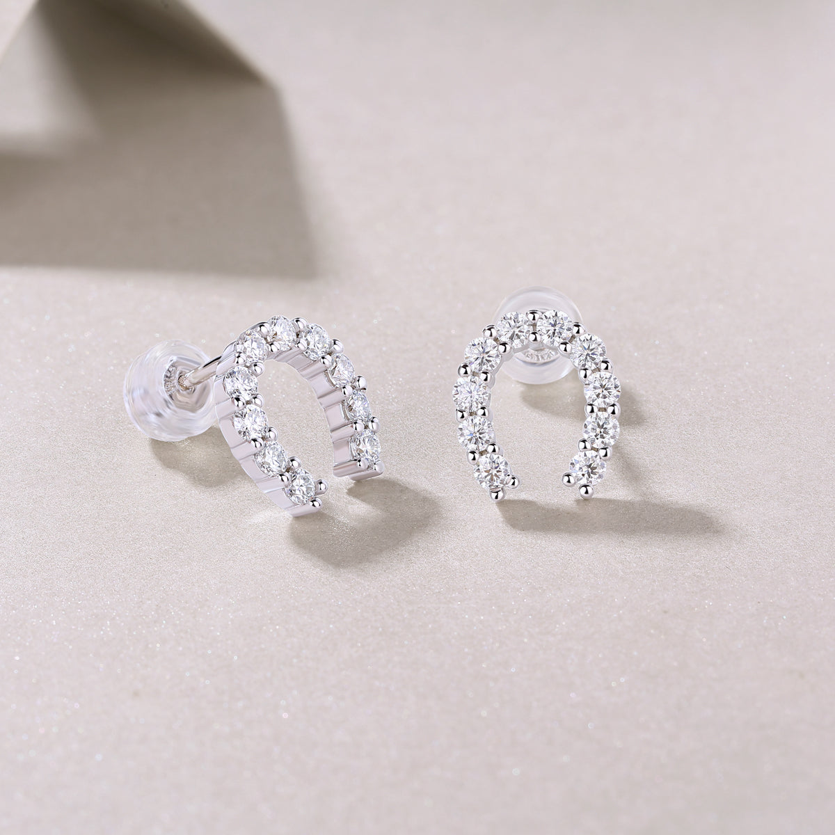 Genesis Moissanite Stud Earrings S925 Silver