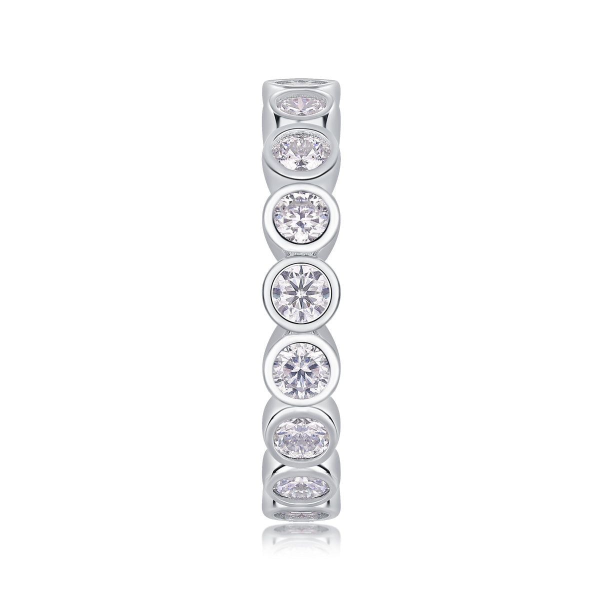 Stellar Core Moissanite Ring