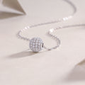 Mystic Moon Necklace - Moissanite Silver 40cm