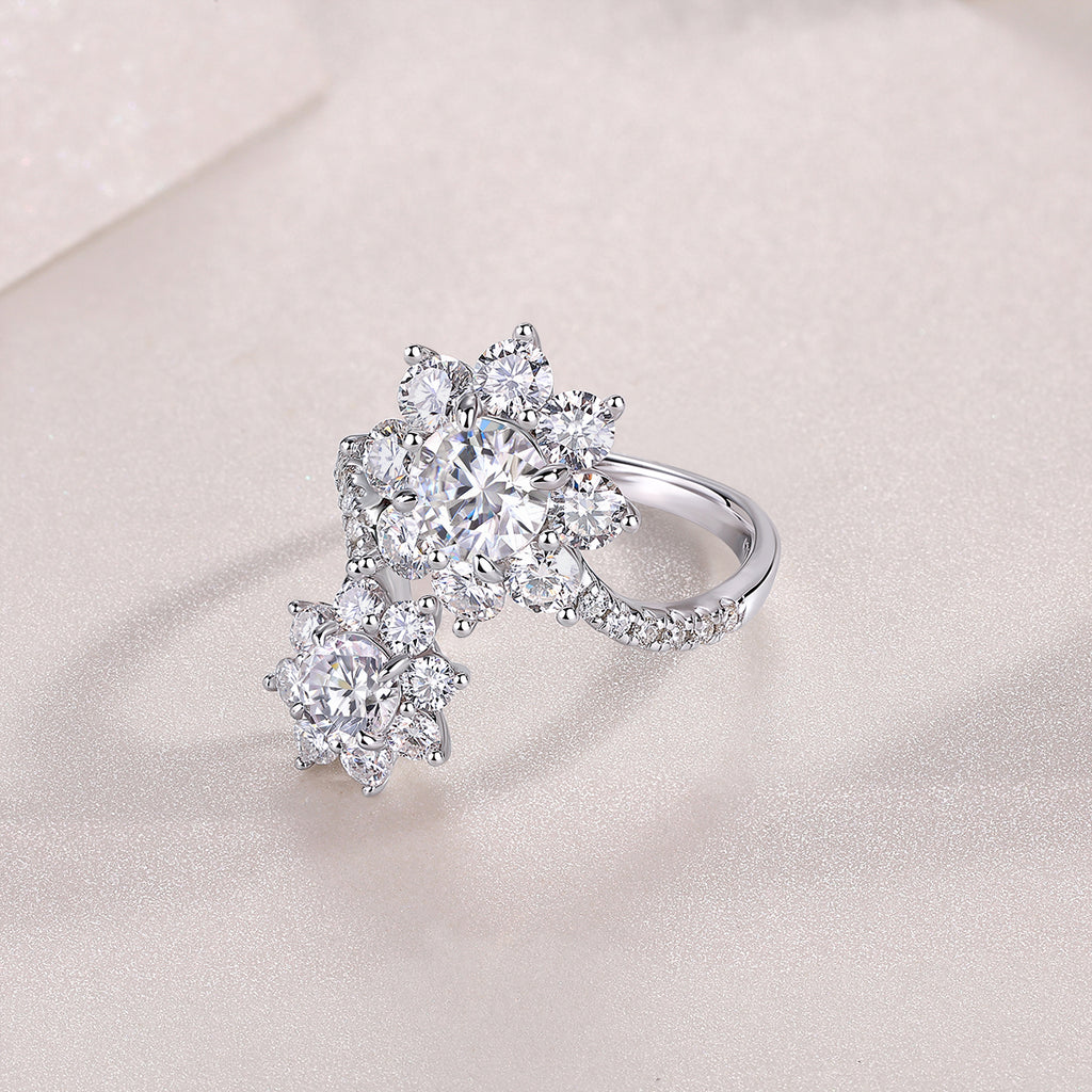 Star Nursery 1ct Moissanite Ring S925 Silver