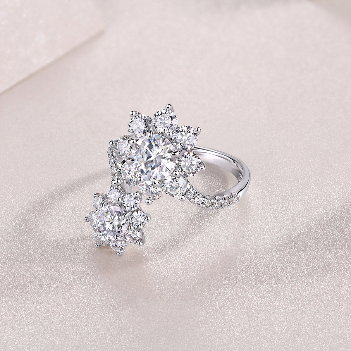 Star Nursery 1ct Moissanite Ring S925 Silver