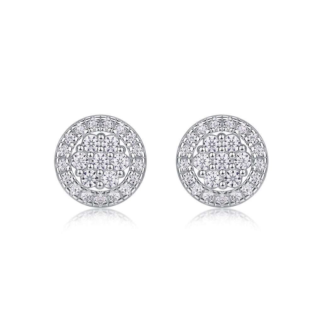 Cosmic Conjecture Moissanite Stud Earrings