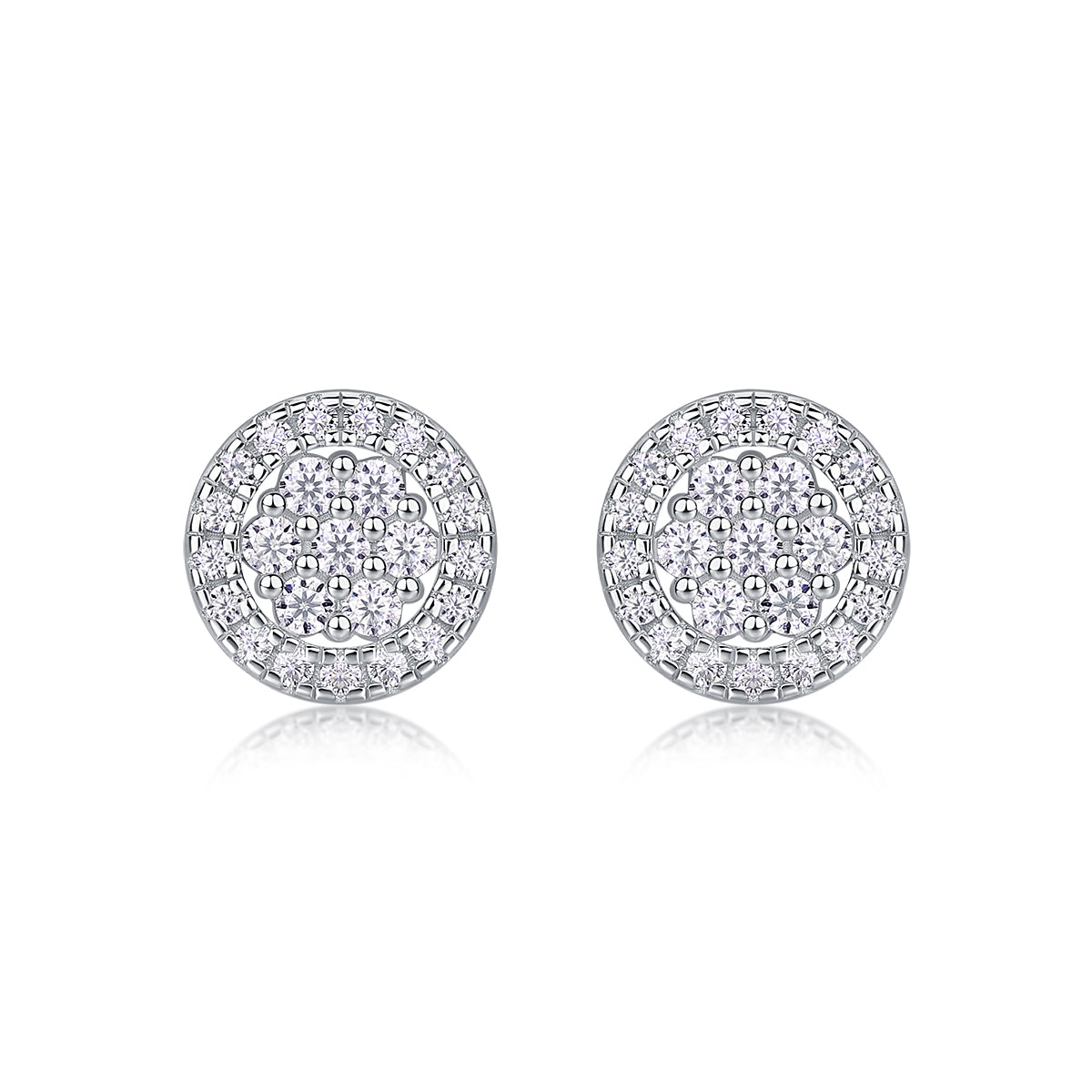 Cosmic Conjecture Moissanite Stud Earrings