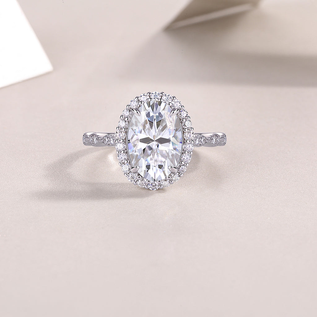 Star Cluster Moissanite Ring - S925 Silver