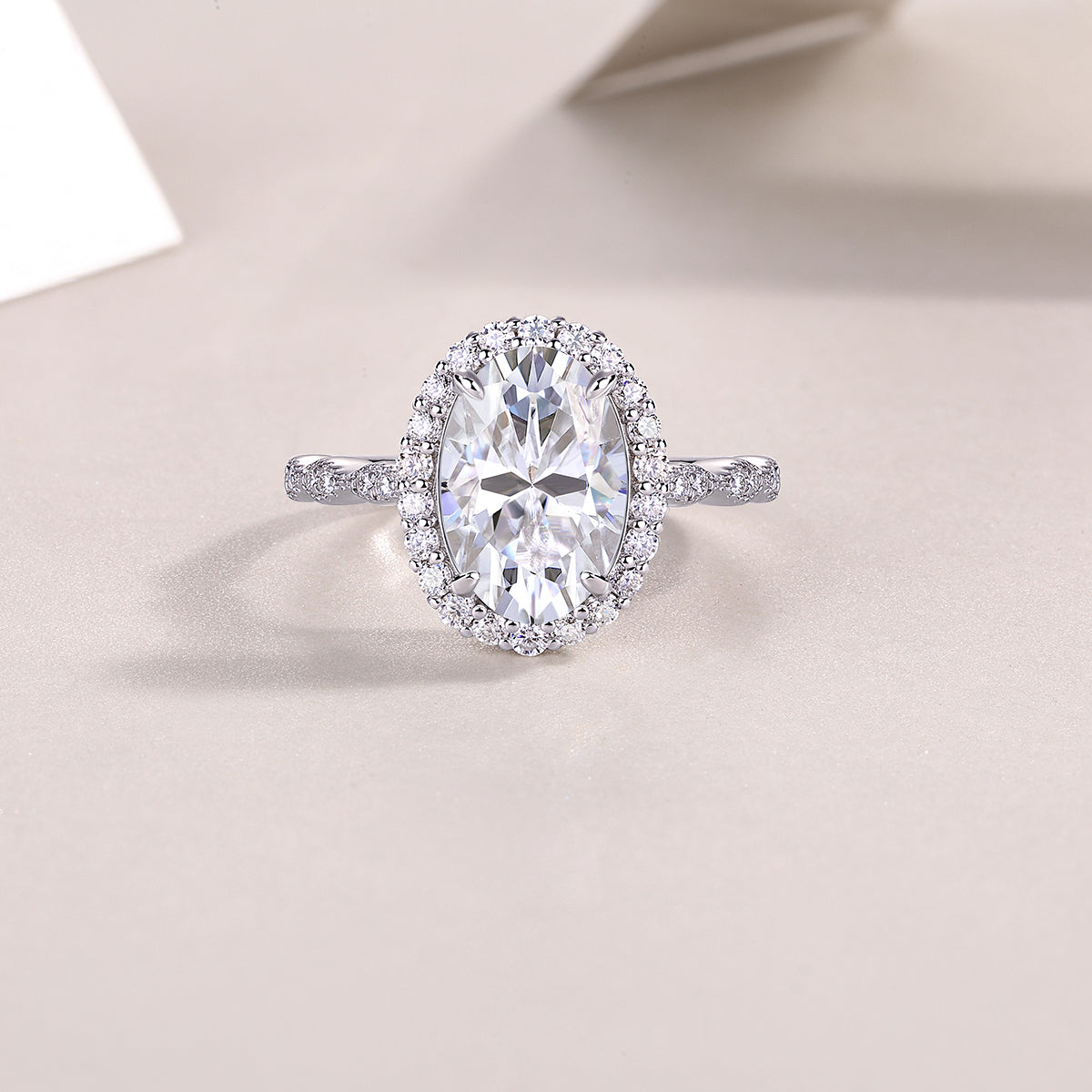 Star Cluster Moissanite Ring - S925 Silver
