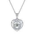 Endless Love Necklace - Moissanite 0.5ct Silver