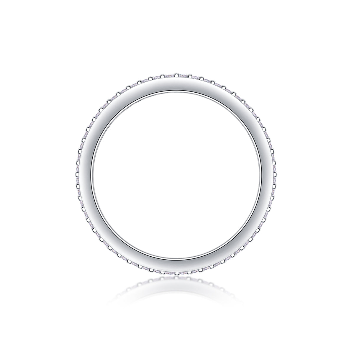 Night Meridian Moissanite Ring S925 Silver