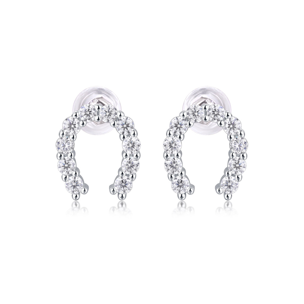 Genesis Moissanite Stud Earrings S925 Silver