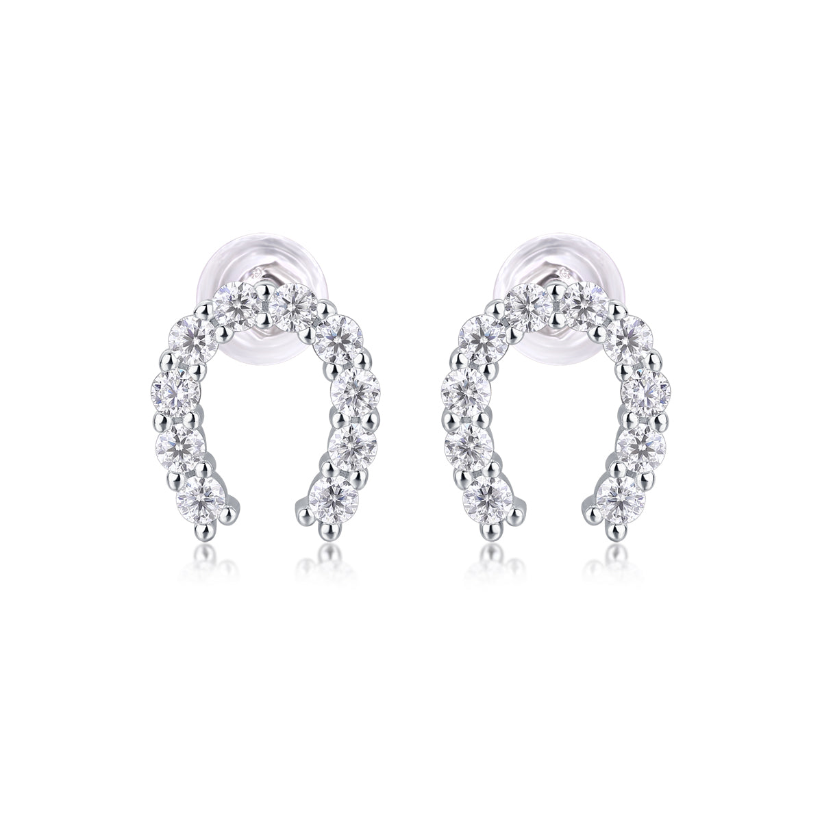 Genesis Moissanite Stud Earrings S925 Silver