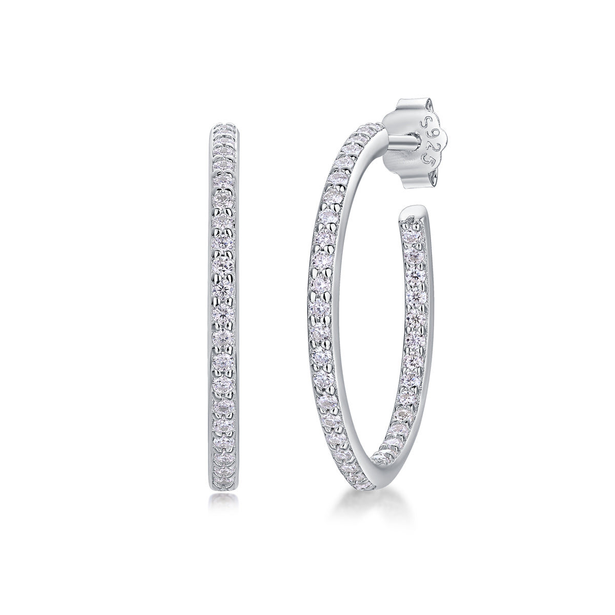 Moon Priestess Moissanite Earrings S925 Silver