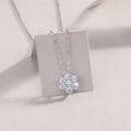 Winter Sparkle Moissanite Necklace - S925 Silver 40cm