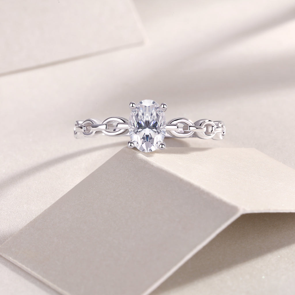 Polaris Moissanite Ring - S925 Silver