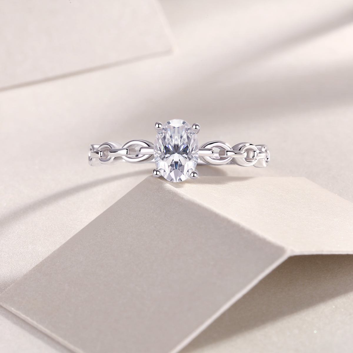 Polaris Moissanite Ring - S925 Silver