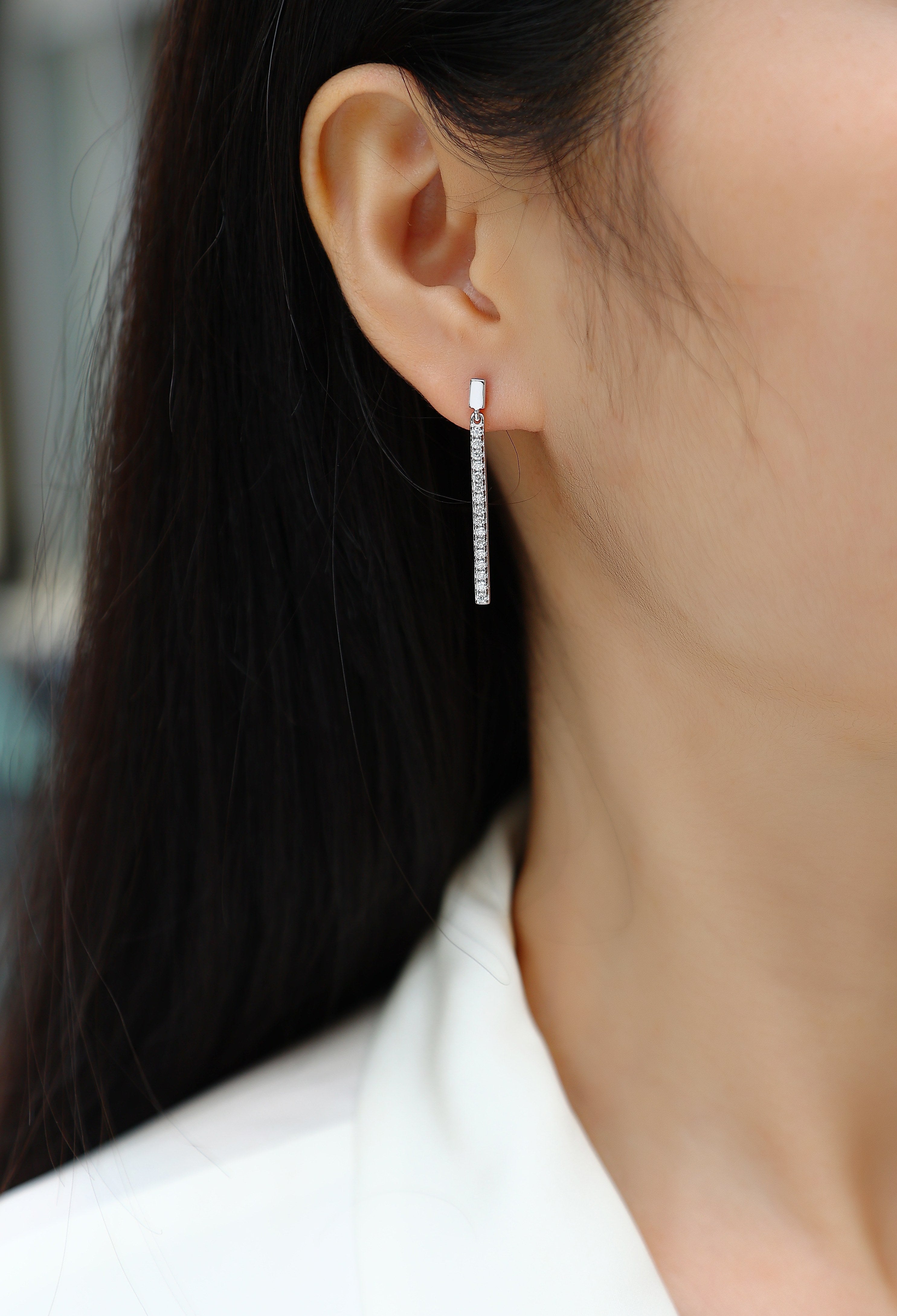 Stellar Moissanite Waterfall Earrings S925