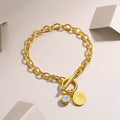 Frozen Time Moissanite Bracelet Gold