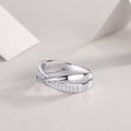 Dexterous Moissanite Ring - S925 Silver Platinum