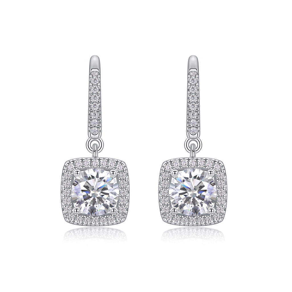 Muliphein Moissanite Earrings - 1 Carat