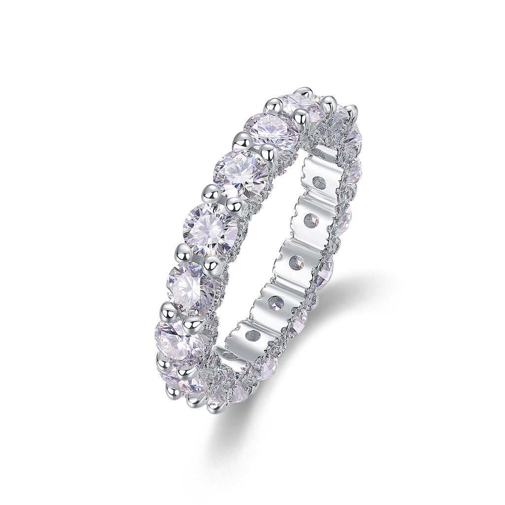 Ferris Wheel Moissanite Ring S925 Silver