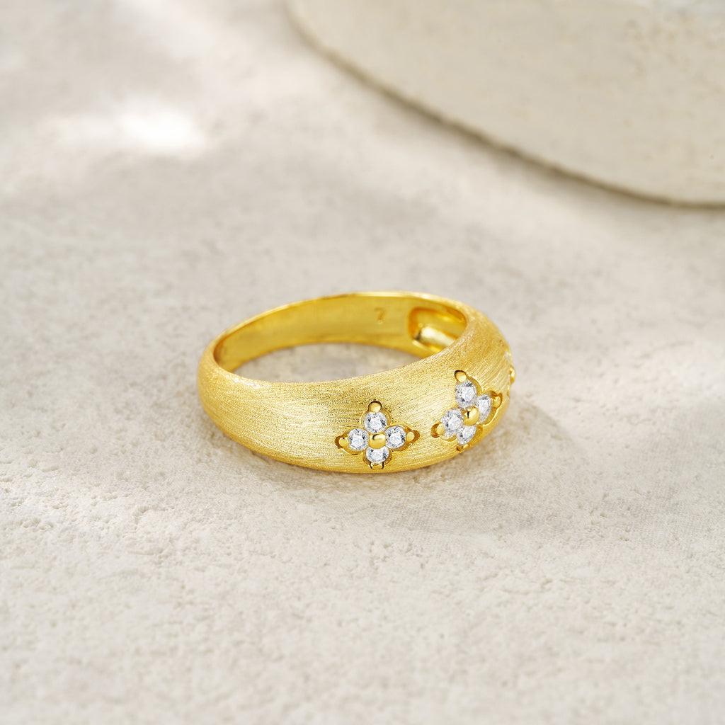 Astral Plane Moissanite Ring - Gold Silver