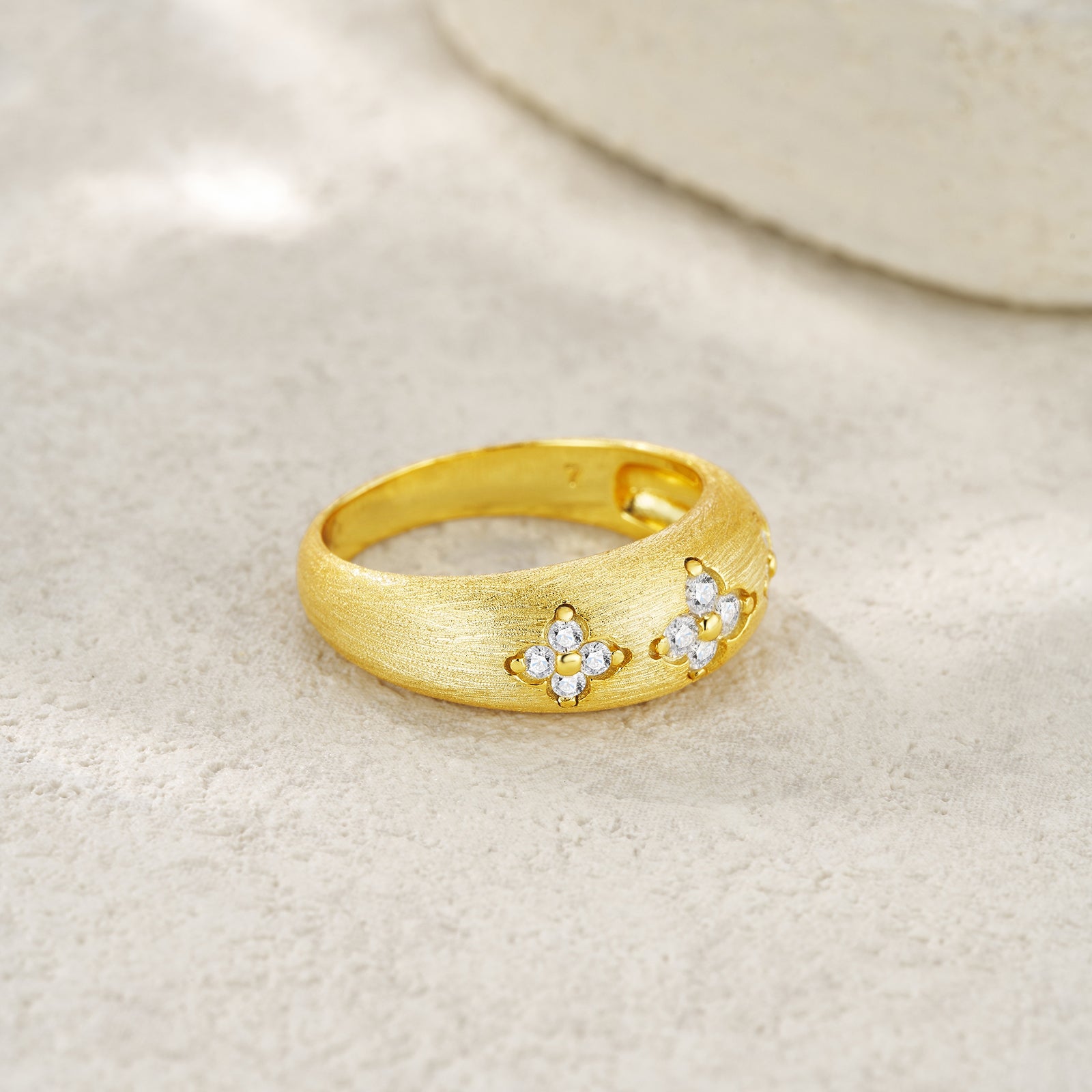 Astral Plane Moissanite Ring - Gold Silver