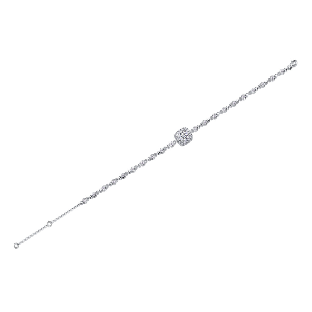 Light Voyager Moissanite Bracelet 1 Carat