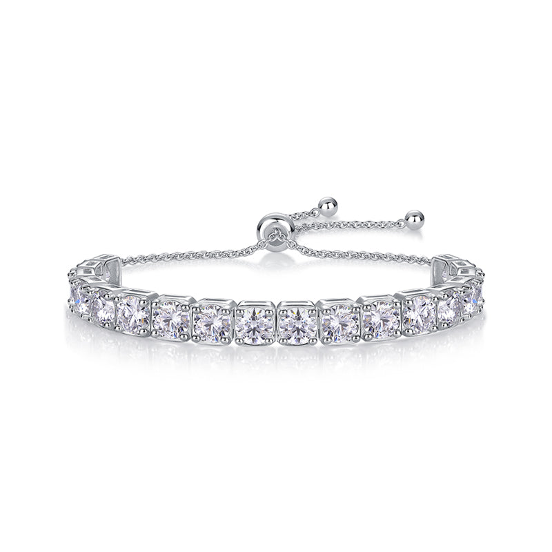 Moonlit River Bracelet Moissanite S925 Silver