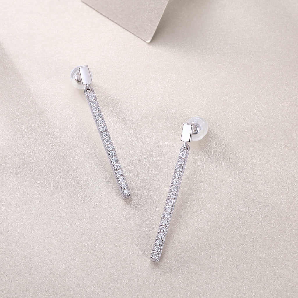 Stellar Moissanite Waterfall Earrings S925