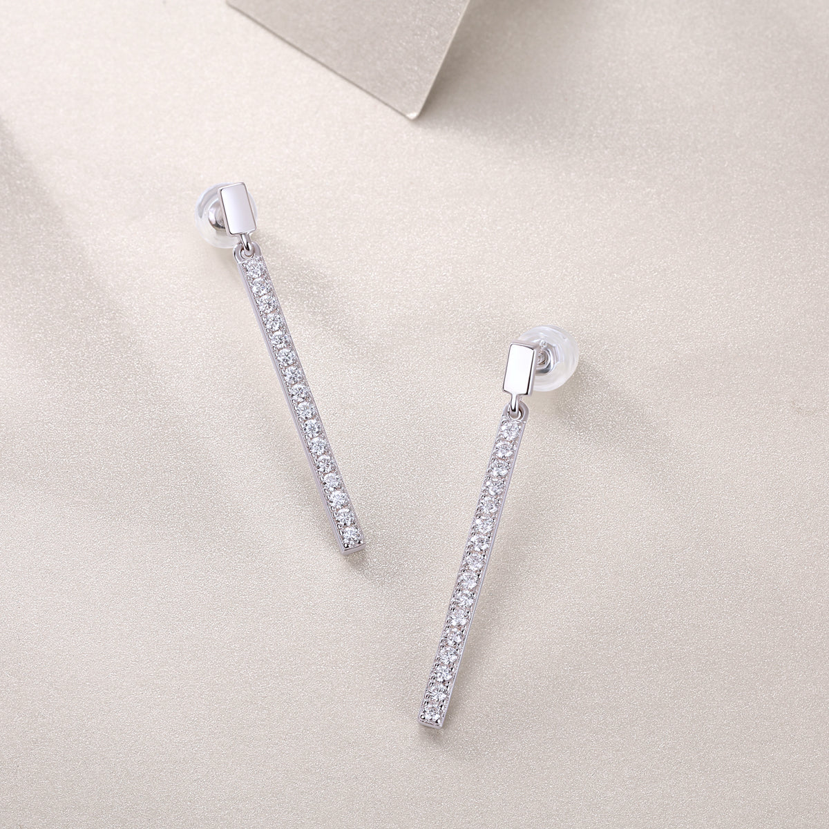 Stellar Moissanite Waterfall Earrings S925