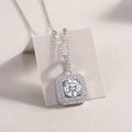 Amulet Vision Necklace - Moissanite 1ct Silver 40cm