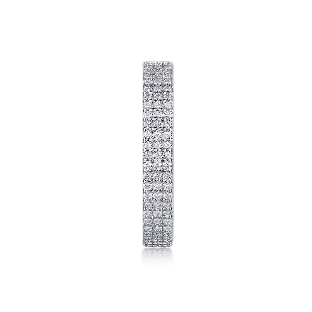 Night Meridian Moissanite Ring S925 Silver