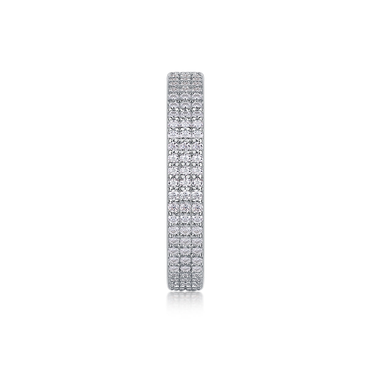 Night Meridian Moissanite Ring S925 Silver