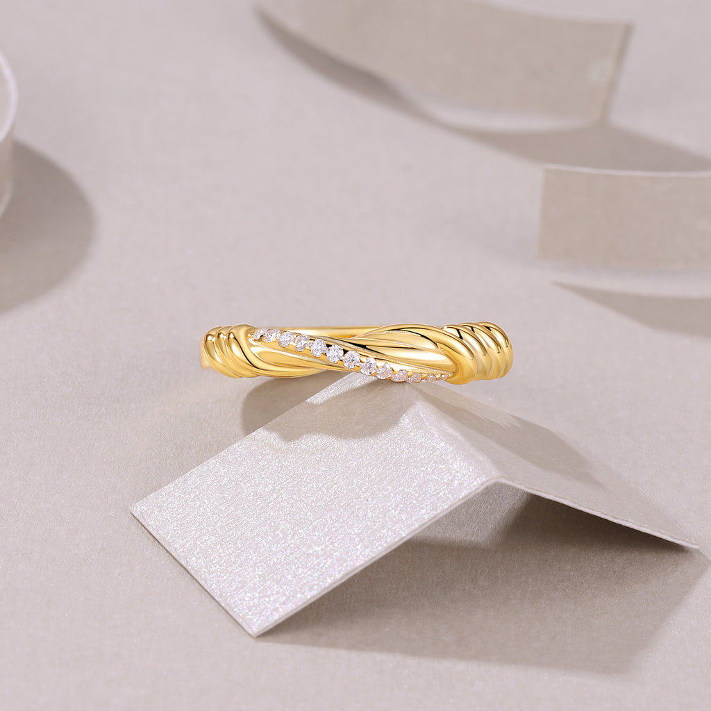 Milky Way Moissanite Ring